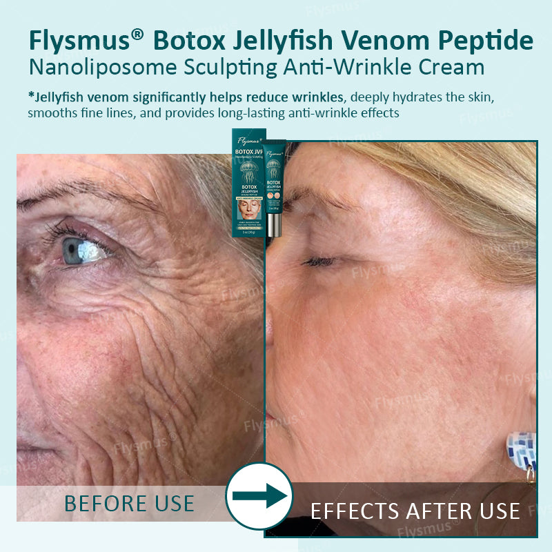 Flysmus® Botox Jellyfish Venom Peptide Nanoliposome Sculpting Anti-Wrinkle Cream – Hot Seller! 🔥Limited-Time Offer: Save 40%!