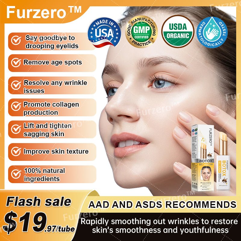 šØāāļøMade and Shipped from USAā
Furzero⢠Botox Bee Venom Wrinkle Removal Serum Stickš„Last Day Promotion 70% OFF