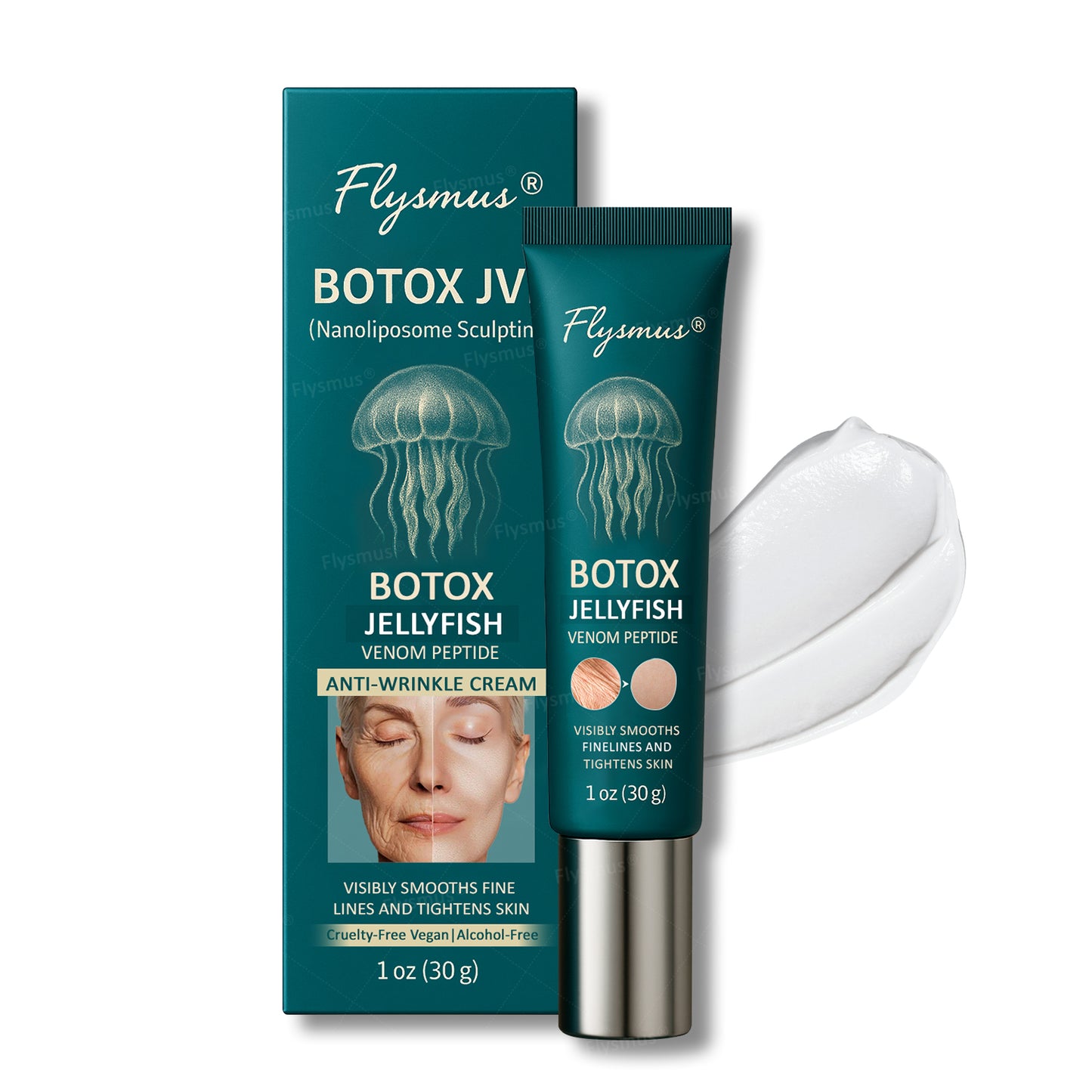 Flysmus® Botox Jellyfish Venom Peptide Nanoliposome Sculpting Anti-Wrinkle Cream – Hot Seller! 🔥Limited-Time Offer: Save 40%!