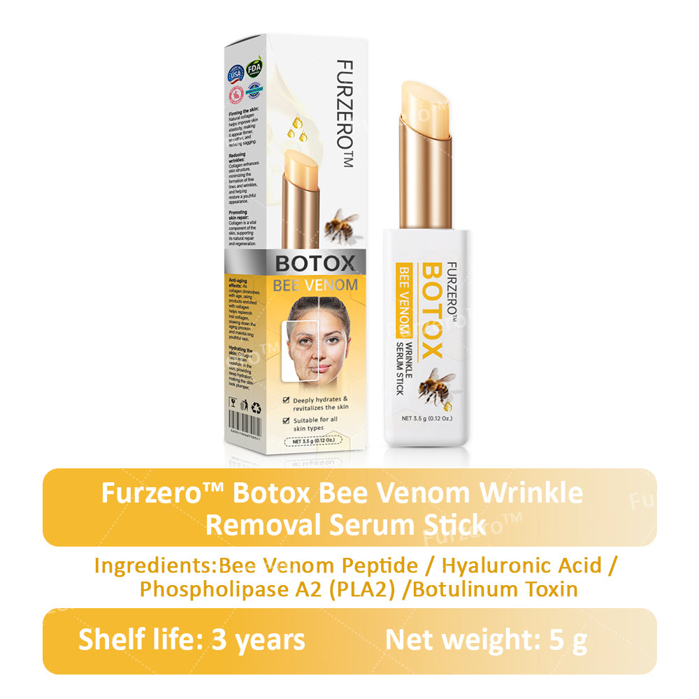 šØāāļøMade and Shipped from USAā
Furzero⢠Botox Bee Venom Wrinkle Removal Serum Stickš„Last Day Promotion 70% OFF