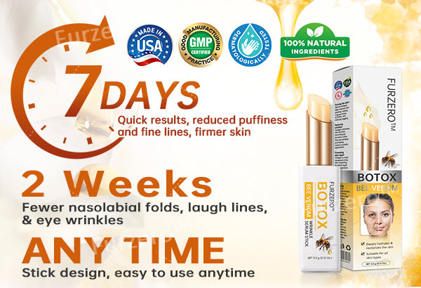 šØāāļøMade and Shipped from USAā
Furzero⢠Botox Bee Venom Wrinkle Removal Serum Stickš„Last Day Promotion 70% OFF