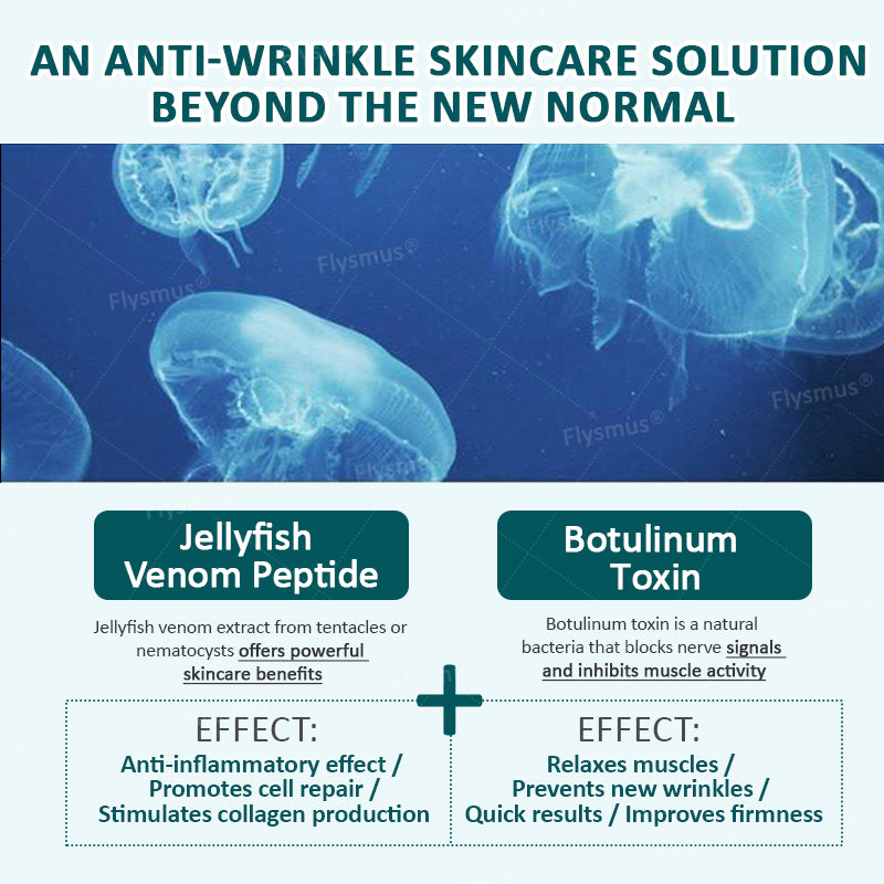 Flysmus® Botox Jellyfish Venom Peptide Nanoliposome Sculpting Anti-Wrinkle Cream – Hot Seller! 🔥Limited-Time Offer: Save 40%!