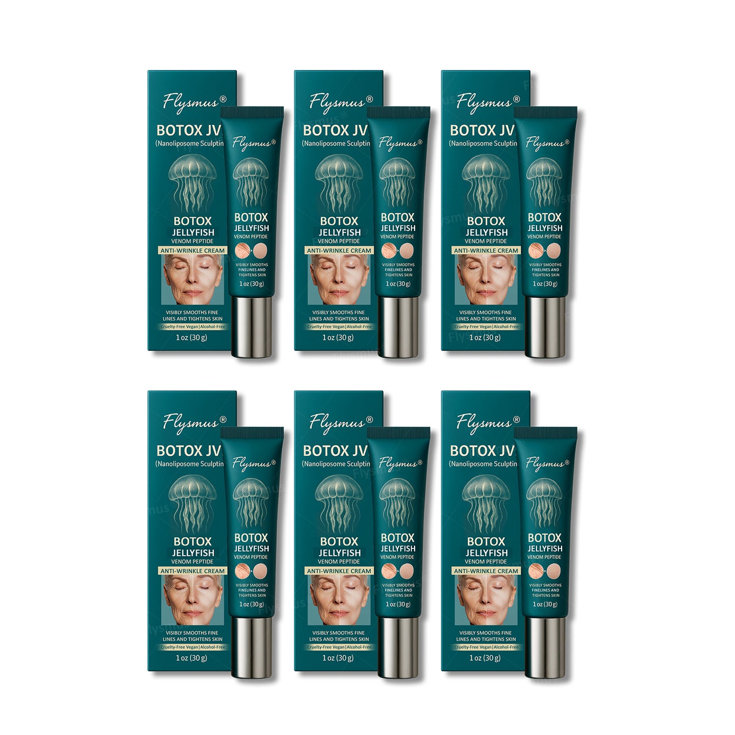 Flysmus® Botox Jellyfish Venom Peptide Nanoliposome Sculpting Anti-Wrinkle Cream – Hot Seller! 🔥Limited-Time Offer: Save 40%!