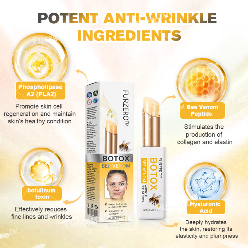 šØāāļøMade and Shipped from USAā
Furzero⢠Botox Bee Venom Wrinkle Removal Serum Stickš„Last Day Promotion 70% OFF