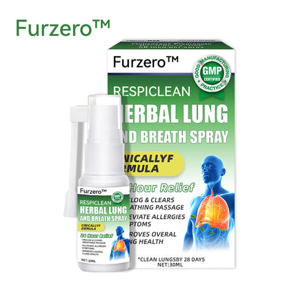 🌿🌿Furzero™️  RespiClean Herbal Lung and Breath Spray
