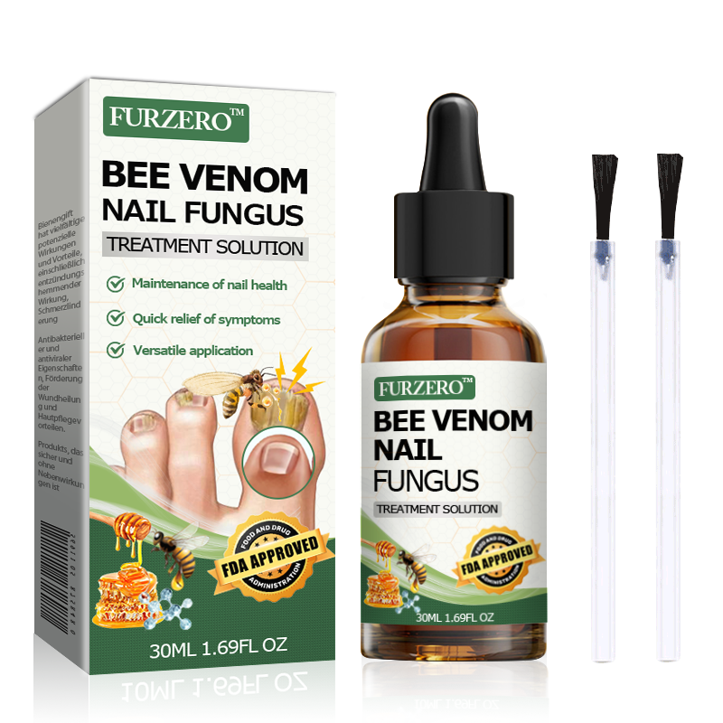 👩‍⚕️Furzero™ Bee Venom Nail Fungus Treatment Solution(For All Kinds Of Nail Diseases✅For Healthier Nail Growth)