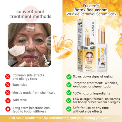 👨‍⚕️Made and Shipped from USA✅Furzero™ Botox Bee Venom Wrinkle Removal Serum Stick🔥Last Day Promotion 70% OFF