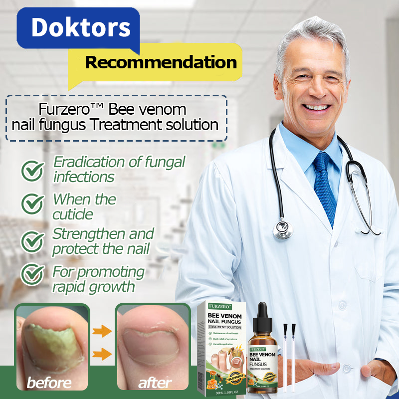 👩‍⚕️Furzero™ Bee Venom Nail Fungus Treatment Solution(For All Kinds Of Nail Diseases✅For Healthier Nail Growth)