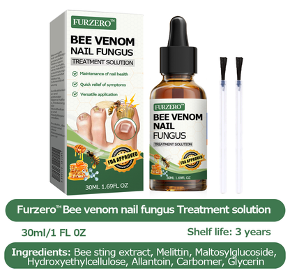 👩‍⚕️Furzero™ Bee Venom Nail Fungus Treatment Solution(For All Kinds Of Nail Diseases✅For Healthier Nail Growth)