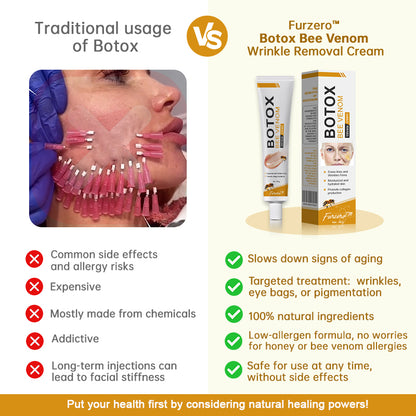 🧡Reclaim youthful skin now! - 👩‍⚕️Furzero™ Botox Bee Venom Wrinkle Removal Cream (LAST DAY 70% OFF)
