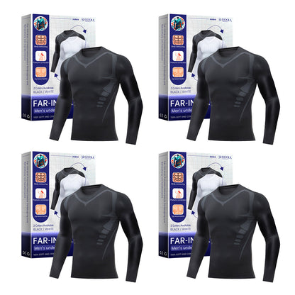 Sugoola™ Far-Infrared Tourmaline Therapy Gynecomastia Mens Undershirt