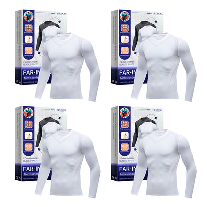 Sugoola™ Far-Infrared Tourmaline Therapy Gynecomastia Mens Undershirt