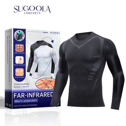 Sugoola™ Far-Infrared Tourmaline Magnetic Mens Undershirt